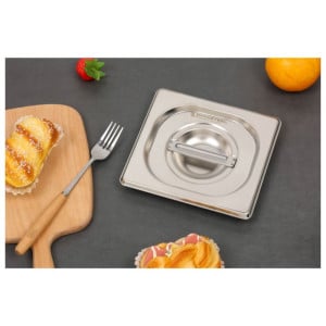 Couvercle GN 1/6 aço inoxidável Dynasteel - Higiene e estilo