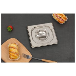 Couvercle GN 1/6 aço inoxidável Dynasteel - Higiene e estilo