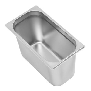 Gastro GN 1/3 Stainless Steel Container - Depth 200 mm - 7.5 L - Dynasteel