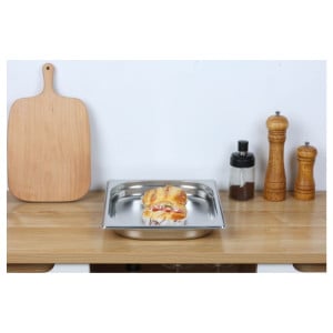Bac Gastro GN 2/3 Inox — 40 mm, 3 L, Lava-Louças