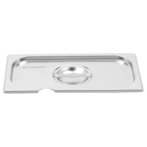 GN 1/3 lid with Notch for Gastronorm Pan - Dynasteel