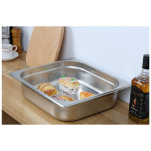 Bac Gastro GN 1/2 Inox - Profundidade 100 mm - 6,5 L - Dynasteel