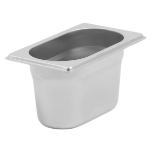 Bac Gastro GN 1/9 Inox - Profundidade 100 mm - 1 L - Dynasteel