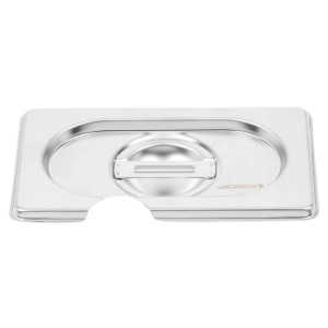 GN 1/9 Lid with Notch for Gastronorm Pan - Dynasteel