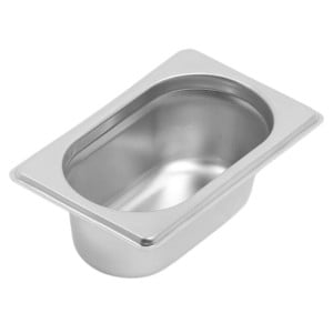 Bac Gastro GN 1/9 Inox - Profundidade 65 mm - 0,6 L - Dynasteel