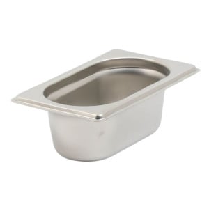 Bac Gastro GN 1/9 Inox - Profundidade 65 mm - 0,6 L