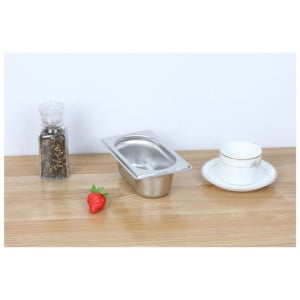 Bac Gastro GN 1/9 Inox - Profundidade 65 mm - 0,6 L