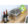 Bac Gastro GN 1/2 Inox - Profundidade 200 mm - 12,5 L - Dynasteel