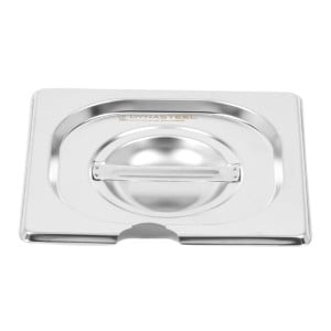 GN 1/6 Lid with Notch for Gastronorm Pan - Dynasteel