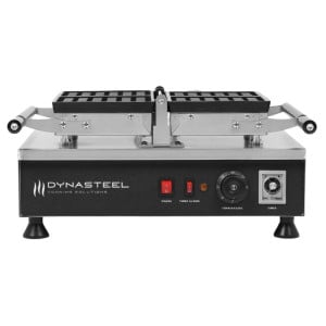 Electric Double 180° Waffle Maker - Brussels - Dynasteel