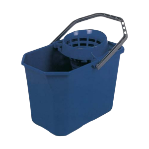 Bucket with Blue Wringer - 15 L | Azurdi - Professional Cleaning Equipment
