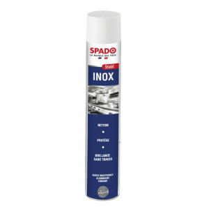 Spray d'Entretien pour Inox, Aluminium et Chrome - SPADO | Nettoie, Protège et Fait Briller