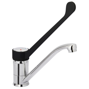 Single-hole Mixer Tap with Clinic Lever - Resistant and Modern Design