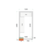 Positive Cold Room TEFCOLD - 1200x2400mm | Professional Storage