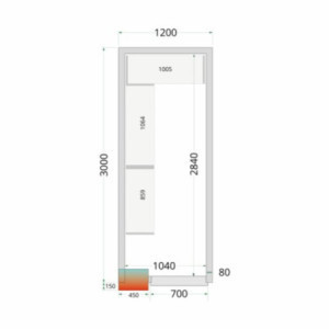 Kit de Prateleiras para Câmara Fria 1200x3000 TEFCOLD: Organização otimizada e resistência total