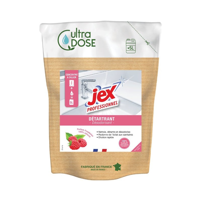 Détartrant Anti-Calcaire Ultra Dose 5L - Framboise | Jex Professionnel