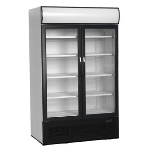 Vitrine Refrigerada Canopée, Portas de Vidro - TEFCOLD 645 L - Iluminação interna, Temperatura ótima