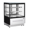 Vitrine Refrigerada Balcão 2 Portas de Vidro Pretas - 140L TEFCOLD