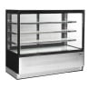 Vitrine Refrigerada Balcão 2 Portas Preta - 400 L | TEFCOLD LPD1503F