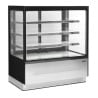 Vitrine Refrigerada Balcão 2 Portas de Vidro Preto - TEFCOLD LPD1203F/BLACK | Fourniresto