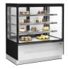 Refrigerated Display Counter 2 Glass Doors Black - TEFCOLD LPD1203F/BLACK | Fourniresto