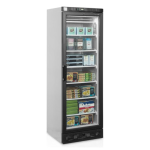 Vitrine congélateur statique porte vitrée - Blanc - 270 L | TEFCOLD UFSC371G