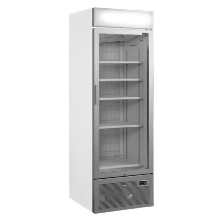 Vitrine Congelador Porta de Vidro com Canopy Silver - 440L TEFCOLD: apresentação ideal dos seus produtos congelados