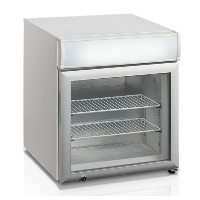 Congelador de Mesa Branco 1 Porta de Vidro - 48L TEFCOLD - Ideal para profissionais!