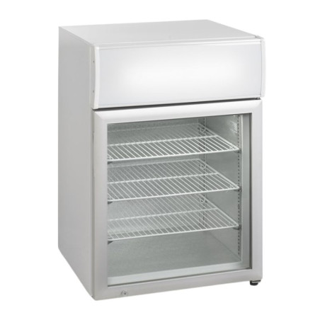 Congelador de Mesa Branco 1 Porta de Vidro - 113 L | TEFCOLD