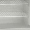 White Table Top Freezer 1 Glass Door - 88 L Tefcold: professional performance and features.