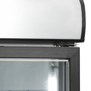 White Vertical Freezer Showcase - 2 Glass Doors - 930 L TEFCOLD | Fourniresto
