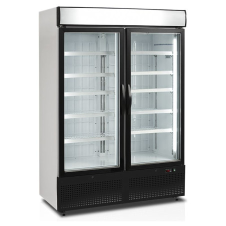 Vitrine Congelador Vertical Branco - 2 Portas de Vidro - 930 L TEFCOLD | Fourniresto