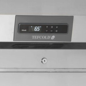 Stainless Steel Refrigerated Cabinet 1 Full Door - 484L - TEFCOLD: Robust, practical and efficient for professional kitchen