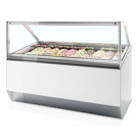 Vitrine refrigerada ventilada com frente reta - 20 x 5 L | TEFCOLD MILLENNIUM ST20