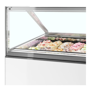 Vitrine refrigerada ventilada com frente reta - 20 x 5 L | TEFCOLD MILLENNIUM ST20