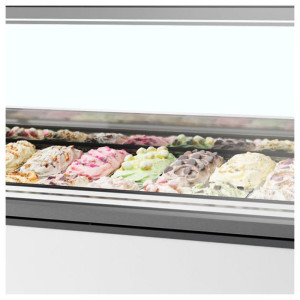 Vitrine refrigerada ventilada com frente reta - 20 x 5 L | TEFCOLD MILLENNIUM ST20