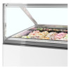 Ventilated Ice Cream Display with Straight Front - Superior Quality | TEFCOLD Ventilated Ice Cream Display with Straight Front -