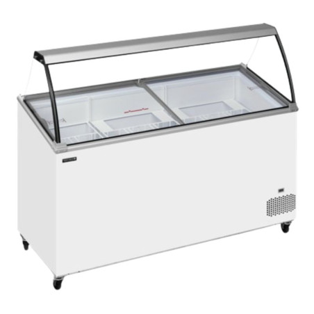 Chest Freezer with Curved Glass - 398 L | TEFCOLDOptimize your ice cream storage with this freezer