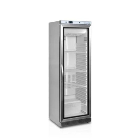 Armadura Refrigerada Negativa Ventilada com Vidro - Inox 340 L TEFCOLD | Armazenamento profissional de alimentos