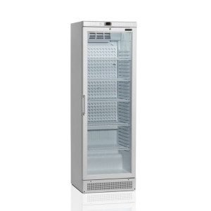 White Medical Refrigerator 1 Glass Door - TEFCOLD 347 L | Ideal for kitchen professionals