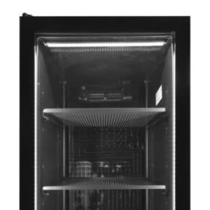 Armoire Refrigerada Preta - Porta de Vidro Dobradiça Esquerda - 347L | TEFCOLD