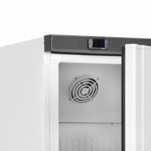 Armadura Refrigerada com Vidro TEFCOLD - Branco - 350 L: Armazenamento ideal para alimentos e visibilidade dos produtos.