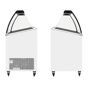 Chest Freezer with Curved Glass - 157 L | TEFCOLD | Stock-direct CHR