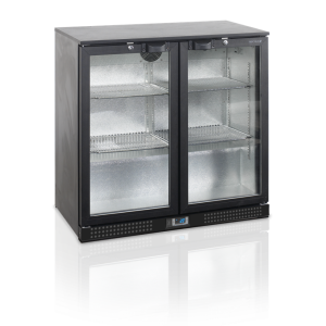 Bar Traseiro Refrigerado 2 Portas de Vidro de Abrir - 188 L TEFCOLD | Armazenamento profissional refrigerado de qualidade