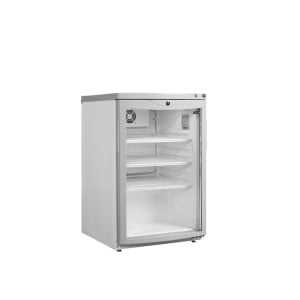 Glass door beverage refrigerator with fan - 85 L TEFCOLD: optimal preservation and attractive presentation