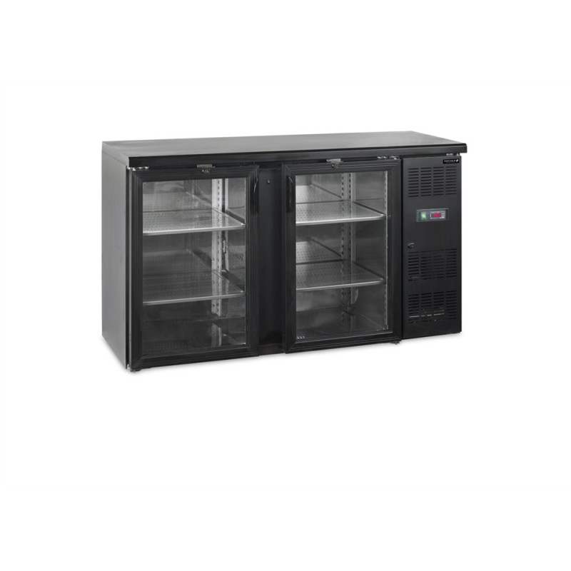 Bar Traseiro Refrigerado 277L com Portas de Vidro - TEFCOLD: armazenamento profissional prático e eficiente