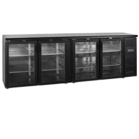 Arrière-Bar Refrigerado 4 Portas de Vidro - 605 L | TEFCOLD: Performance e Design