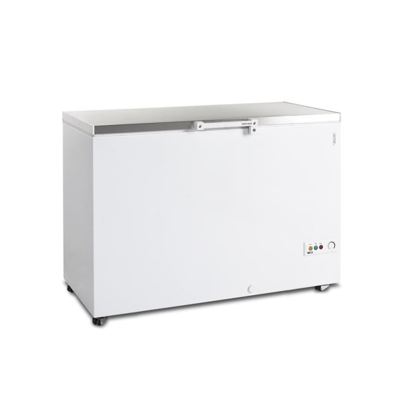 Congelador Baú de Gelo Inox - 377L | Marca TEFCOLD