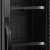 Armoire Réfrigérée à Boissons Porte Vitrée Noir TEFCOLD 114 L - Performance et Élégance