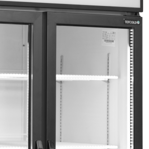 Armário Refrigerado 2 Portas de Vidro Branco - 535 L TEFCOLD: Armazenamento profissional eficiente